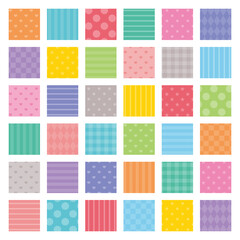 かわいい パターン 素材 セット