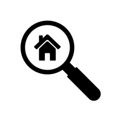 address search icon vector