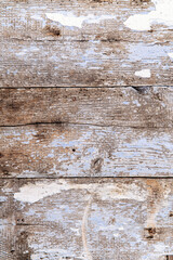 Texture of old painted cracked and bugged boards, pattern, texture, fence, abstract drawing, white, blue