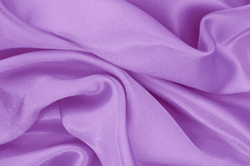 Light purple fabric texture background, detail of silk or linen pattern.