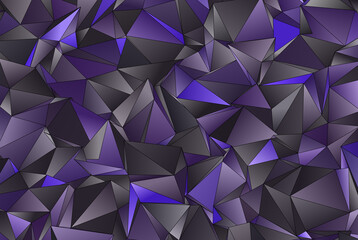 Obraz premium 3d Triangles, abstract background. Design wallpaper.