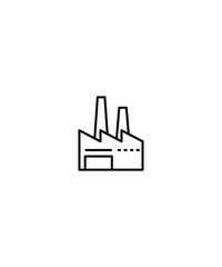 factory icon,vector best line icon.