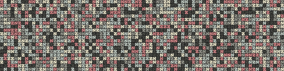 Abstract Geometric Pattern generative computational art illustration