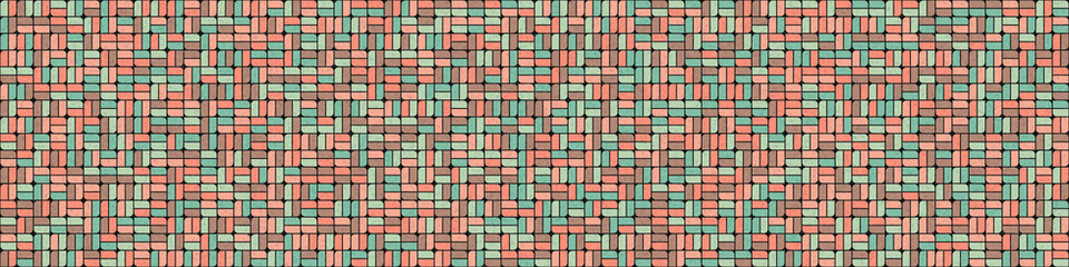 Abstract Geometric Pattern generative computational art illustration