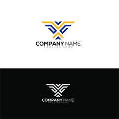 fly bird logo design icon vector template