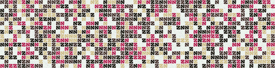 Abstract Geometric Pattern generative computational art illustration