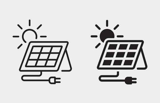 Solar Panel Line Icon Images – Browse 16,765 Stock Photos, Vectors, and  Video | Adobe Stock
