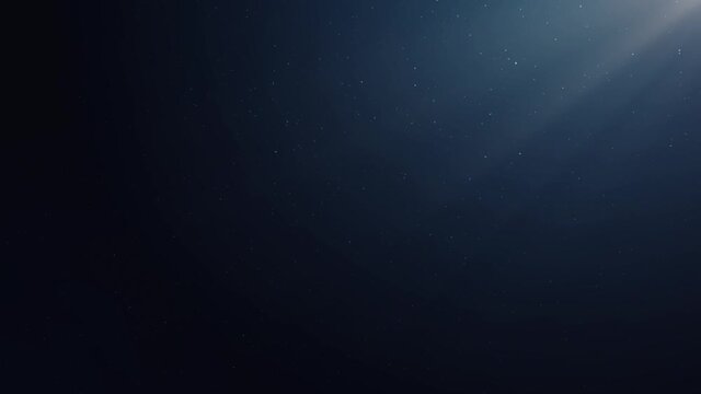 4K Glitter Floating Dust Particles with Flare on Black Background in Slow Motion. Looped 3d Animation of Dynamic Wind Particles In The Air With Bokeh.