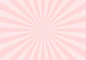 ピンク系集中線のベクター背景素材