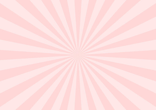 ピンク系集中線のベクター背景素材