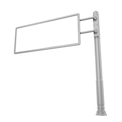 Obraz premium Blank Street Billboard Isolated