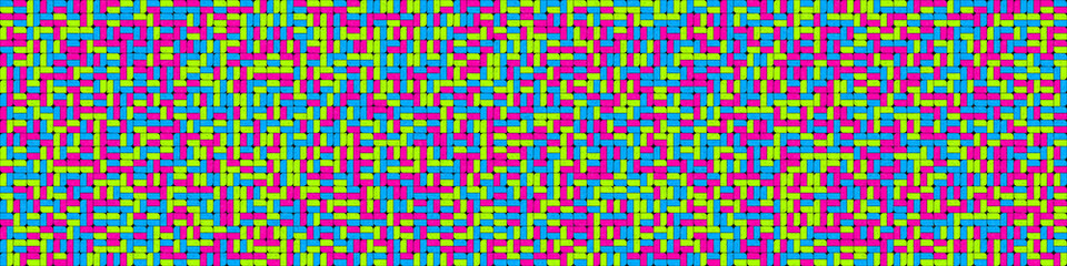 Abstract Geometric Pattern generative computational art illustration