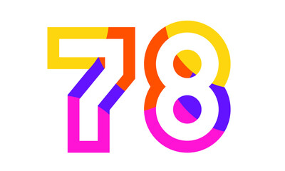 78 Colorful Fun Modern Flat Number