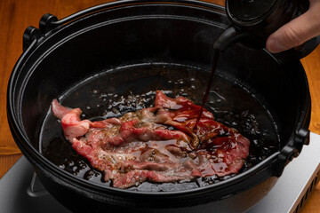 関西風すき焼き