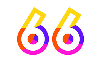 66 Colorful Fun Modern Flat Number
