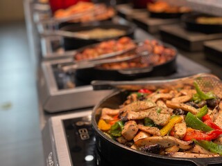koreanfood sushi buffet all you can eat seafood rounge desert drink