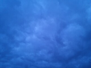 blue sky with clouds