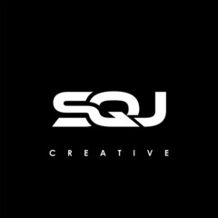 SQJ Letter Initial Logo Design Template Vector Illustration