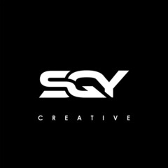 SQY Letter Initial Logo Design Template Vector Illustration
