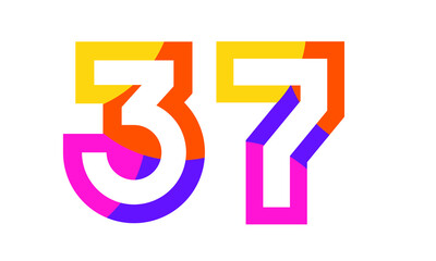 37 Colorful Fun Modern Flat Number