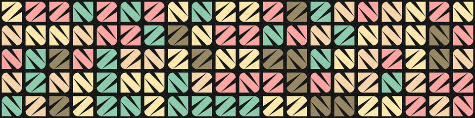 Abstract Geometric Pattern generative computational art illustration