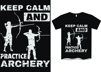 Funny Bow Archery Design T-Shirt Designs