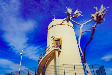 Carbonera lighthouse, Punta Mala, La Alcaidesa, Spain.