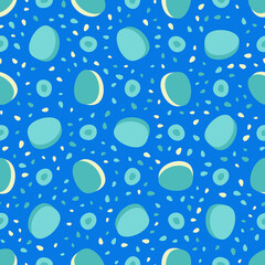 Seamless abstract pattern. Beautiful texture for textile or paper print. Vector illustration. Cute colorful background.