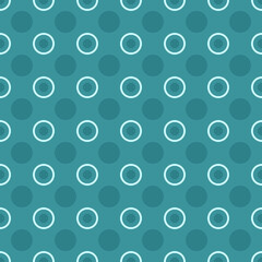Seamless polka dot pattern. Beautiful for textile industry, paper print, scrapbooking or wallpapers. Vector illustration. Cute background with circles.