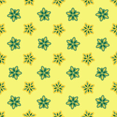 Seamless abstract pattern. Beautiful texture for textile or paper print. Vector illustration. Cute colorful background.