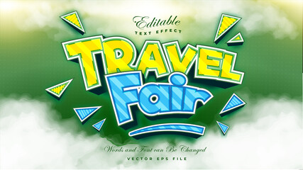 Travel Fair Text Effect
