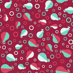Seamless abstract pattern. Beautiful texture for textile or paper print. Vector illustration. Cute colorful background.