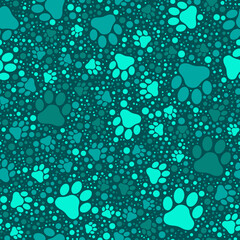 Seamless abstract pattern. Beautiful texture for textile or paper print. Vector illustration. Cute colorful background.