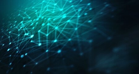 Concept of network, Digital abstract internet communication background.