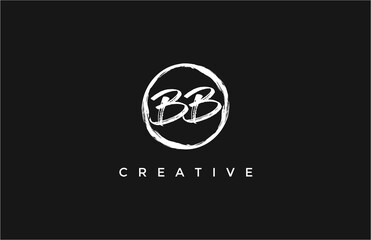 BB Brush Logo Design Template - obrazy, fototapety, plakaty