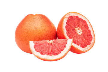 Grapefruit isolated on a white background