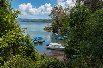 small marina at Drake Bay, Costa Rica
