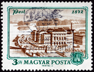 Postage stamp Hungary 1972 Budapest, Centenary of Unification
