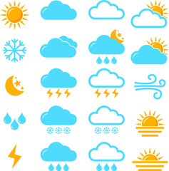 Weather Icons For Print, Web or Mobile App