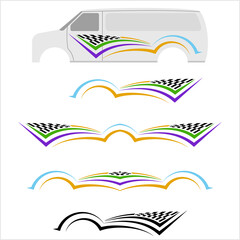 Vehicle Graphics, Stripe : Vinyl Ready Design