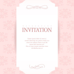 Highly utilized pattern invitation design 