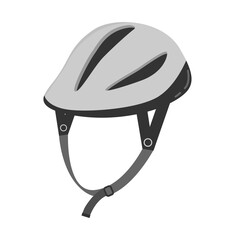 自転車用のヘルメットのイラスト