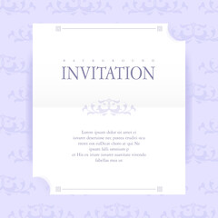 Fototapeta na wymiar Highly utilized pattern invitation design 