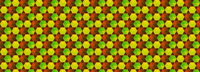  background of hexagons in autumn colors