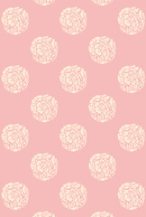 平安有職文様_唐花鳥丸（からはなとりのまる）01_壁紙・カラー