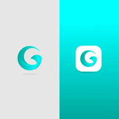 Abstract Letter Logotype G. Suitable for trademarks, company logos, and others. Vector Illustration