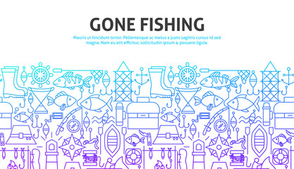 Gone Fishing Concept