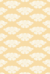 平安有職文様_唐草菱（からくさひし）_壁紙・カラー