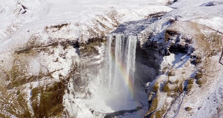 Obraz premium Glaciers and Mountains and Valleys of Iceland
