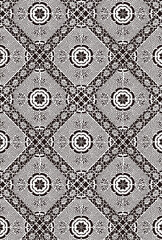 平安有職文様_菱襷に窠（ひしたすきにか）_壁紙・白黒